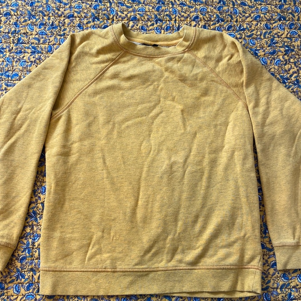 Topshop yellow crew neck